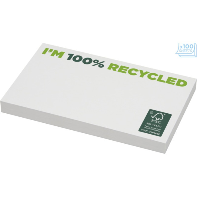 Custom Printed Sticky-Mate Recycled Sticky Notes 127 X 75mm - Image 3