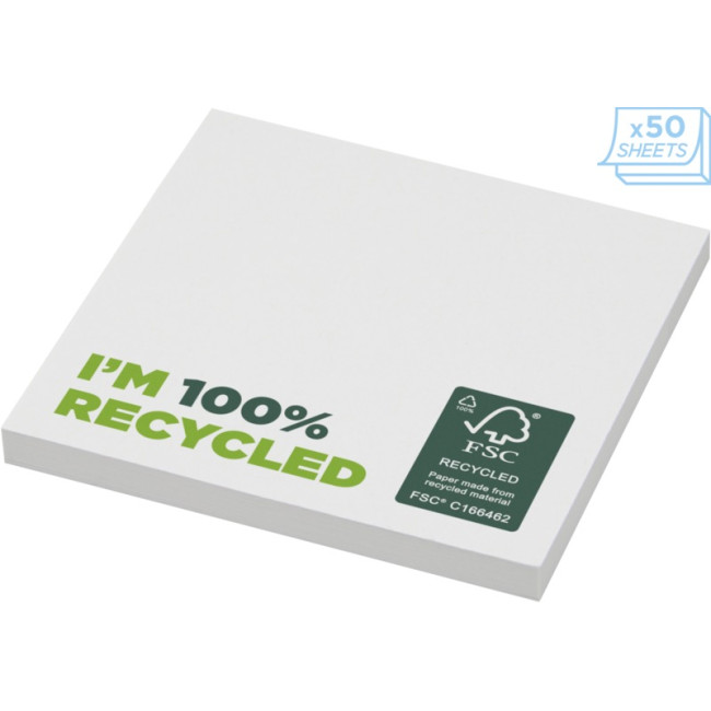 Custom Printed Sticky-Mate Recycled Sticky Notes 75 X 75mm - Image 2