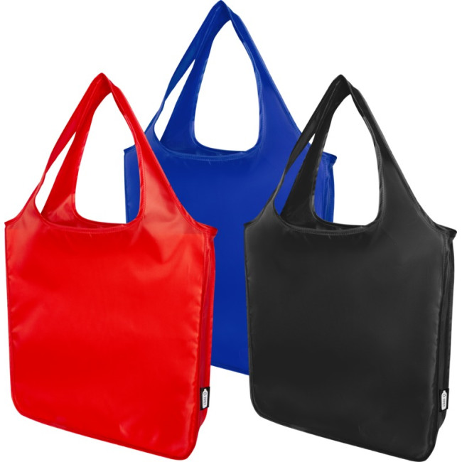 Custom Printed Ash RPET Large Tote Bag 14L - Image 1