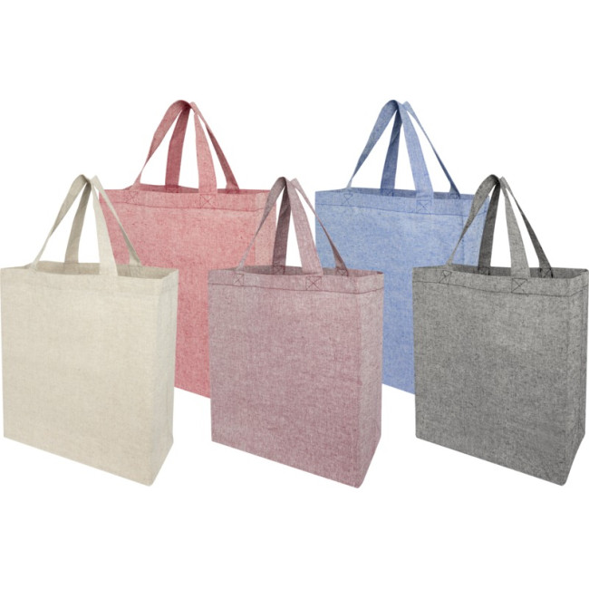 Custom Printed Pheebs 150 g/m² Recycled Gusset Tote Bag 13L - Image 1