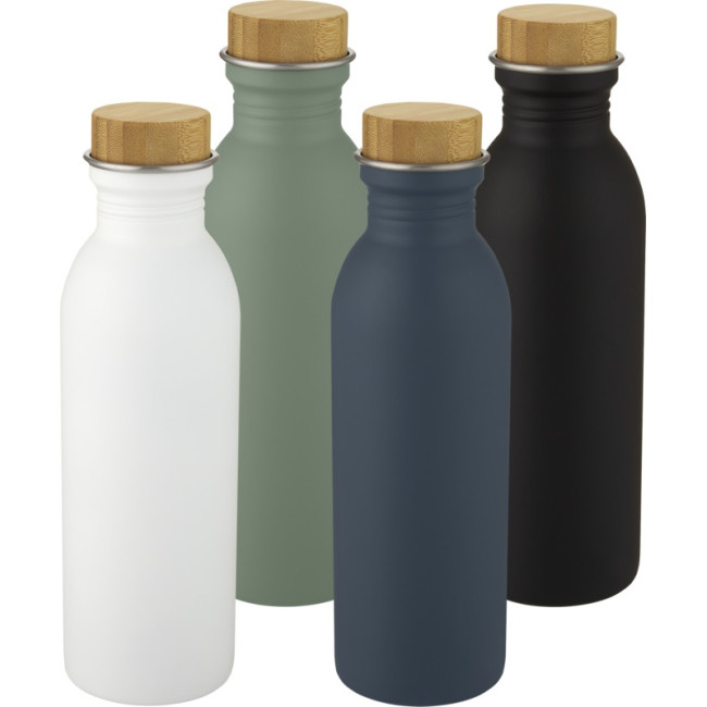 Custom Printed Kalix Stainless Steel Water Bottle 650ml - Image 1