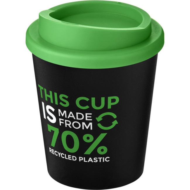 Custom Printed Americano Espresso Eco Recycled Tumbler 250ml - Image 4