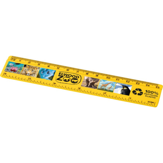 Custom Printed Refari 15 cm Recycled Plastic Ruler - Image 5