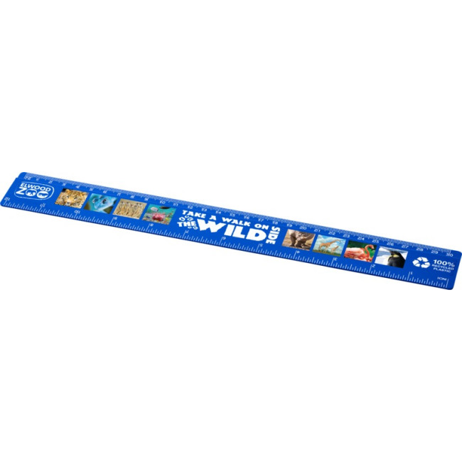 Custom Printed Refari 30 cm Recycled Plastic Ruler - Image 6