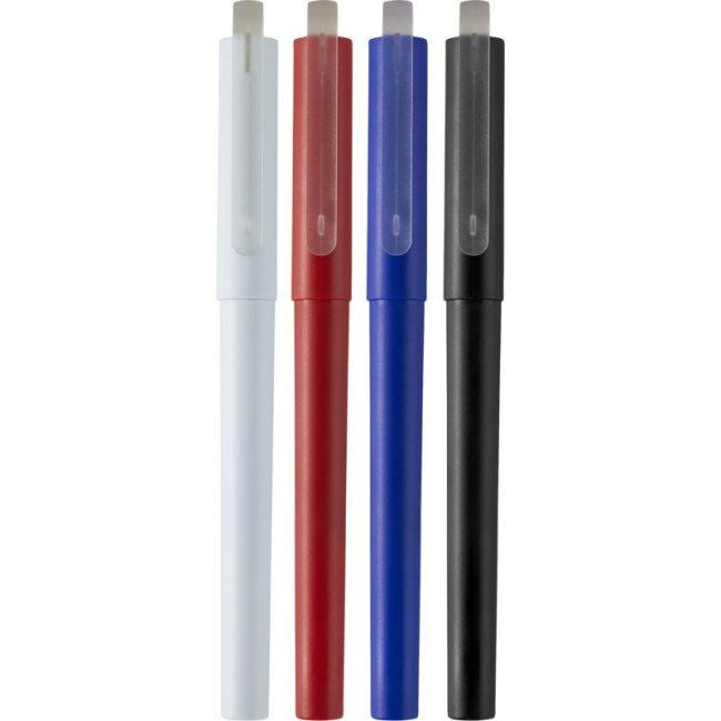 Custom Printed Mauna Recycled Pet Gel Ballpoint Pen - Image 1