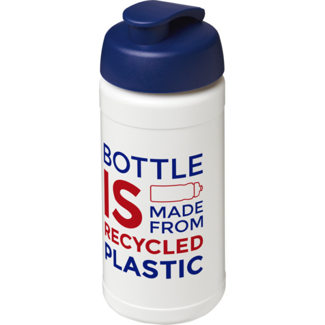 Custom Printed Baseline Recycled Sport Bottle With Flip Lid 500ml - Image 5