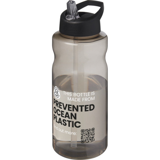 Custom Printed H2O Active  Eco Big Base 1 Litre Spout Lid Sport Bottle - Image 3