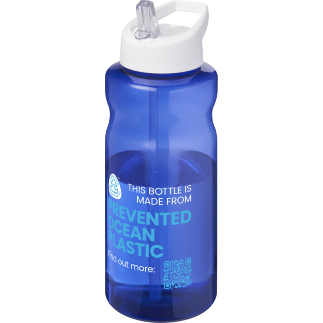 Custom Printed H2O Active  Eco Big Base 1 Litre Spout Lid Sport Bottle - Image 4