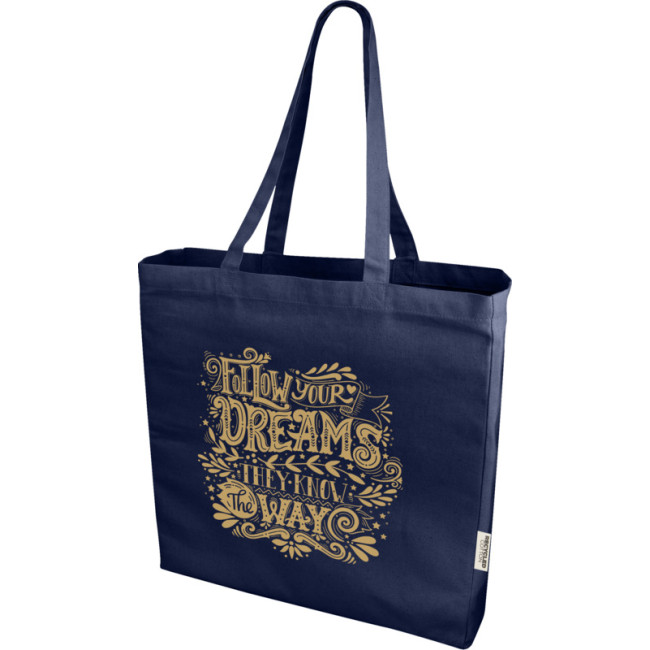 Custom Printed Odessa 220 g/m² Recycled Tote Bag - Image 1