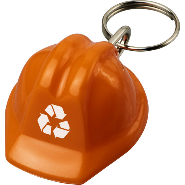 Branded Kolt Hard Hat-Shaped Recycled Keychain - Image 2