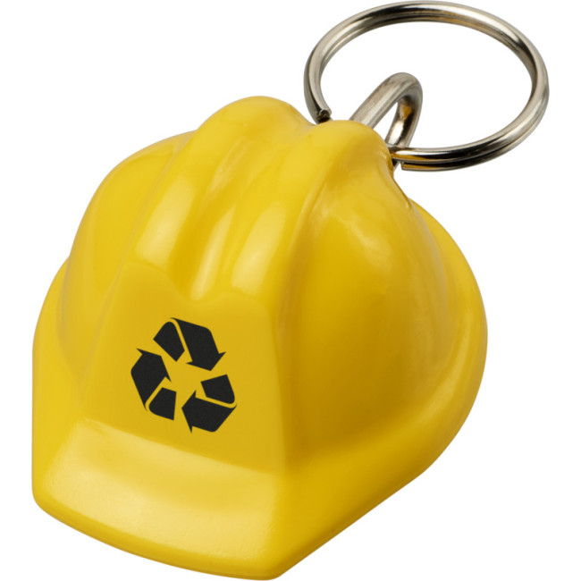 Branded Kolt Hard Hat-Shaped Recycled Keychain - Image 4