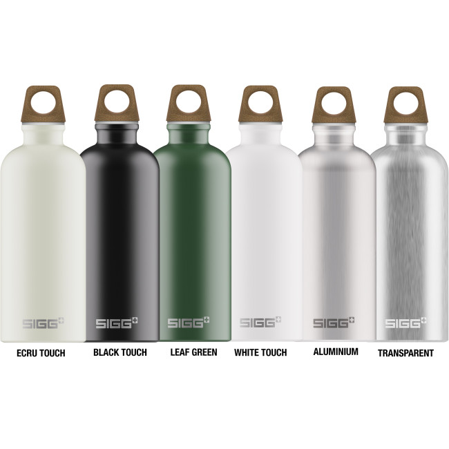 Branded SIGG Traveller Bottle 0.6L Black Touch - Image 1