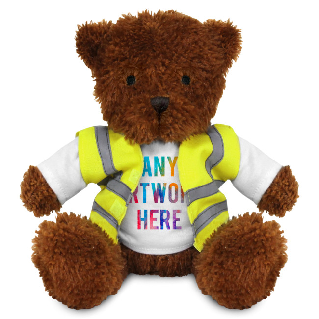 Branded James I Teddy Bear In Hi Vis Jacket