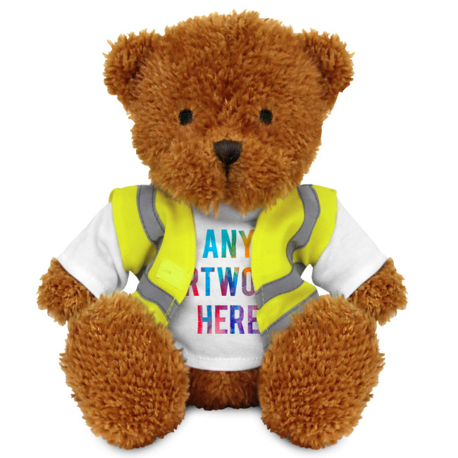 Branded James II Teddy Bear In Hi Vis Jacket