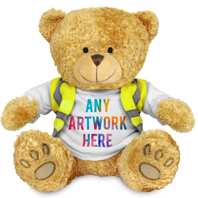 Branded Edward II Soft Toy Teddy Bear In Hi Vis Jacket