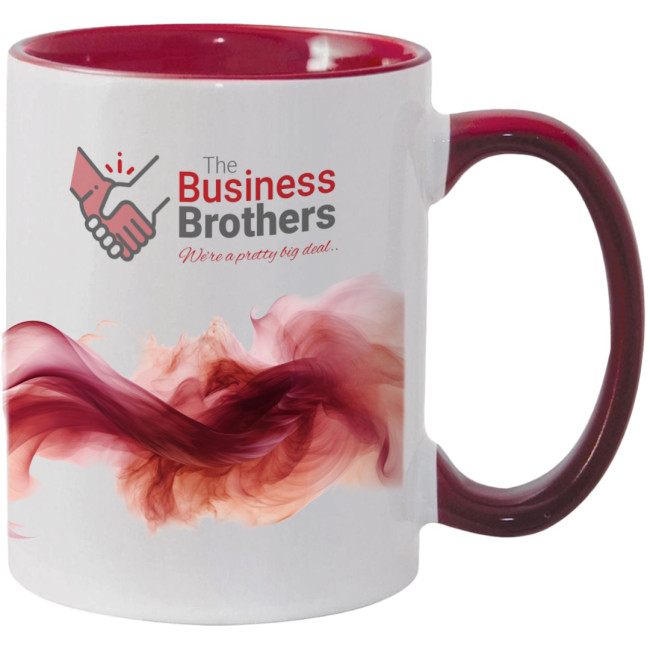 Custom Printed Two-Tone Durham Mug 330ml - Image 7