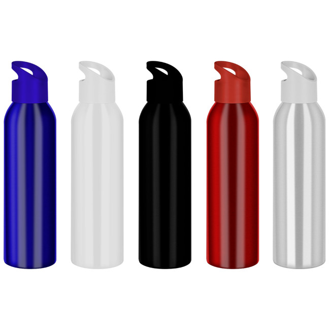 Custom Printed Jet Aluminium Water Bottle 700ml - Image 1