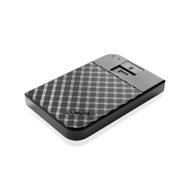 Custom Printed Verbatim Fingerprint Secure Hard Drive 2TB