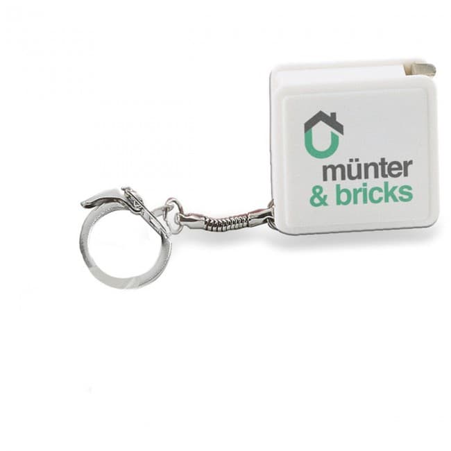 Custom Printed Keyring With Flexible Ruler 1m - Image 3