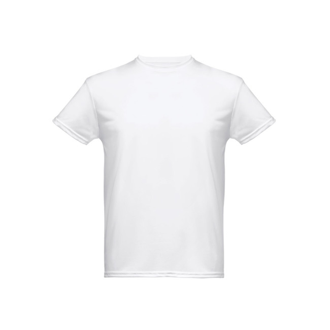 Custom Printed Nicosia Men's Technical T-shirt White