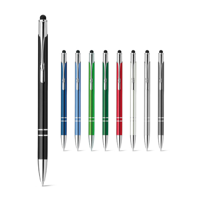 Custom Printed Galba Aluminium Ballpen With Touch Tip