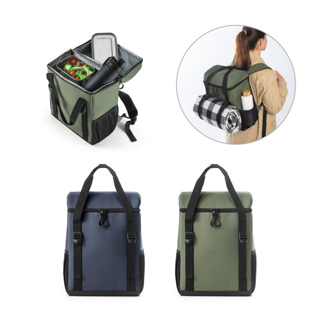 Custom Printed Roma 600D rPET Thermal Backpack 600D