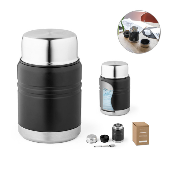 Custom Printed Gimlet Stainless Steel Food Thermos 550ml