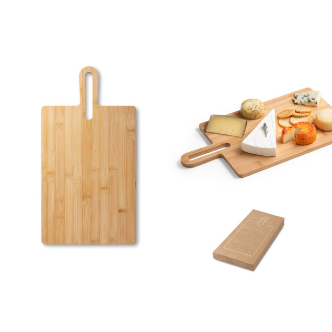 Branded Caraway Bamboo Serving Board