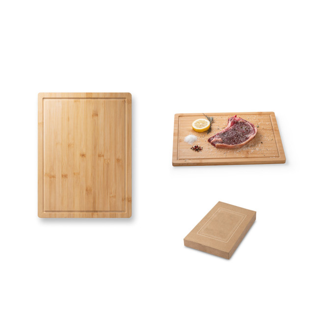 Branded Marjoram Bamboo Cutting Board