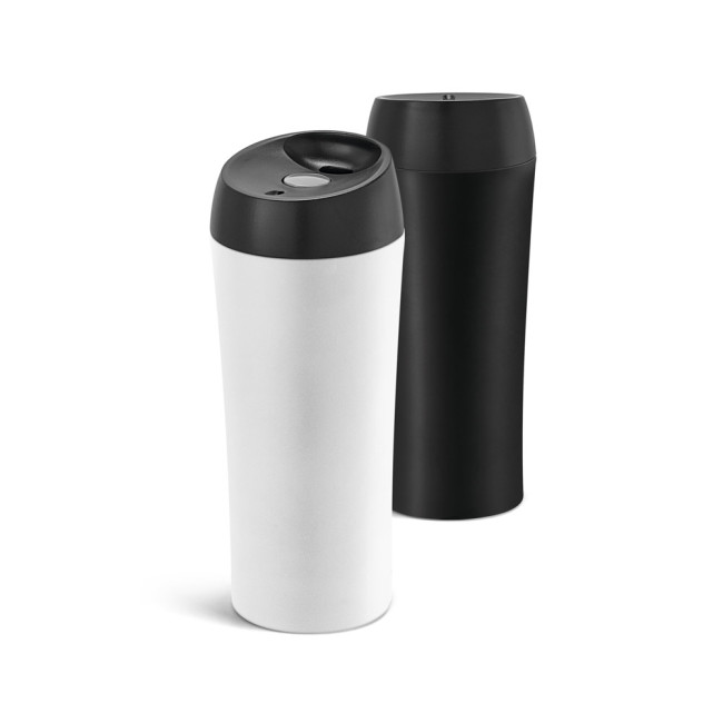 Custom Printed Monarda Stainless Steel & PP Travel Cup 470ml