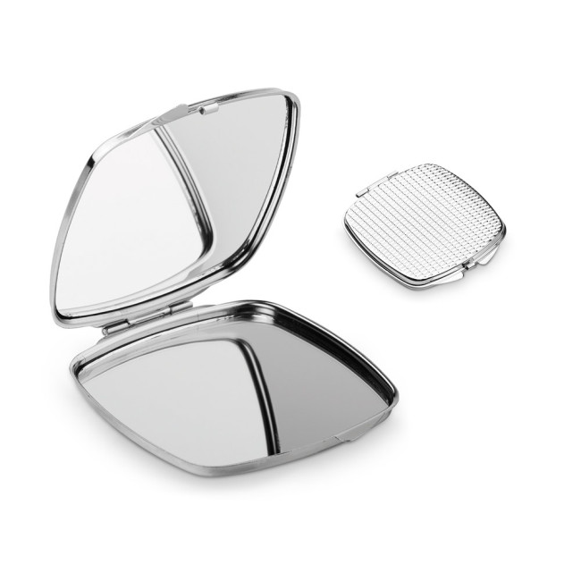 Branded Shimmer Metal Compact Mirror