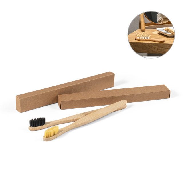 Branded Delany Bamboo Toothbrush