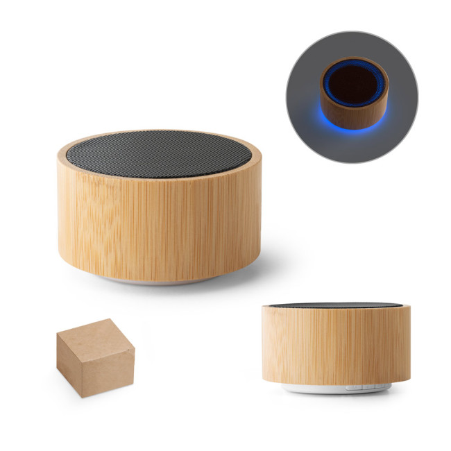 Branded Bamboo & ABS Speaker