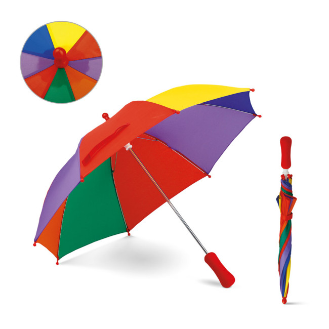 Custom Printed Bambi Children's Umbrella In Polyester