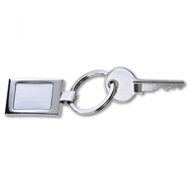 Custom Printed Rectangular Metal Keyring - Image 5