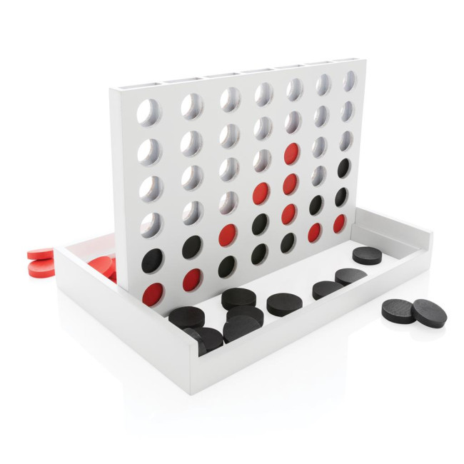 Custom Printed Connect Four Wooden Game