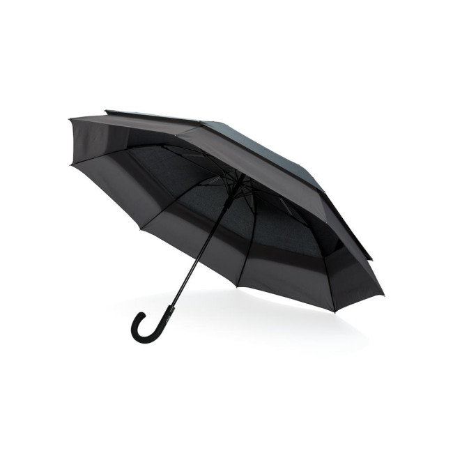 Branded Swiss Peak Aware Expandable Umbrella 27"