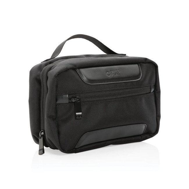 Branded Swiss Peak Aware Rpet Voyager Toiletry Bag - Image 2