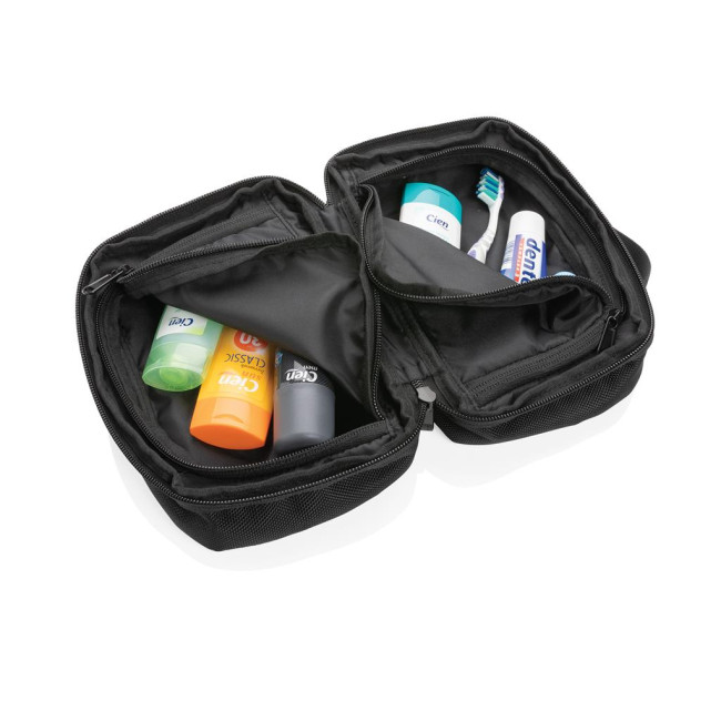 Branded Swiss Peak Aware Rpet Voyager Toiletry Bag - Image 1