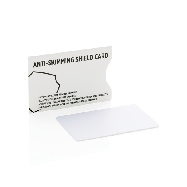 Custom Printed Anti-Skimming RFID Shield Card With Active Jamming Chip