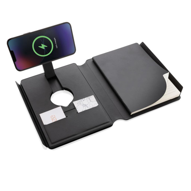 Branded Swiss Peak RCS Repu Notebook With 2-In-1 Wireless Charger - Image 2