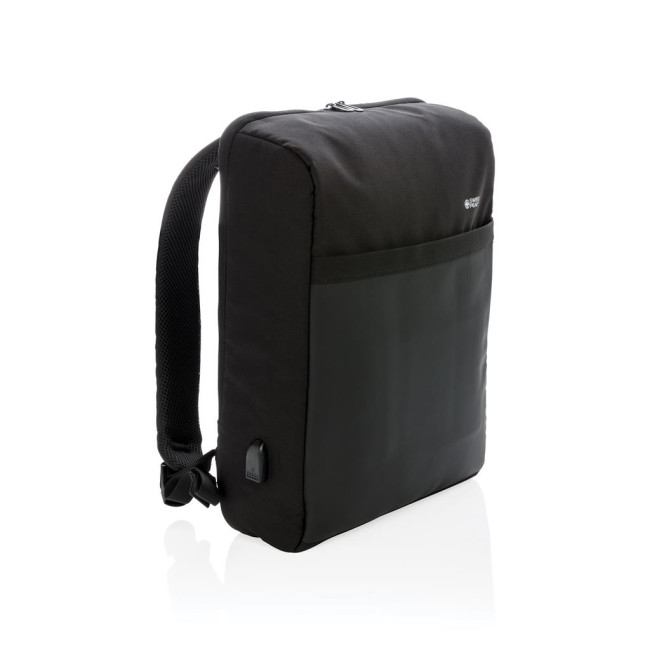 Branded Swiss Peak Anti-Theft RFID & USB Backpack 15"