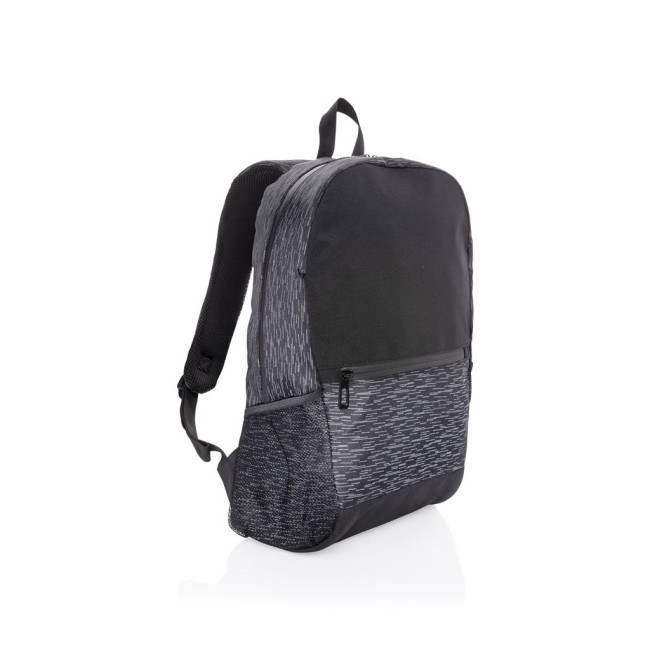 Custom Printed Aware Rpet Reflective Laptop Backpack