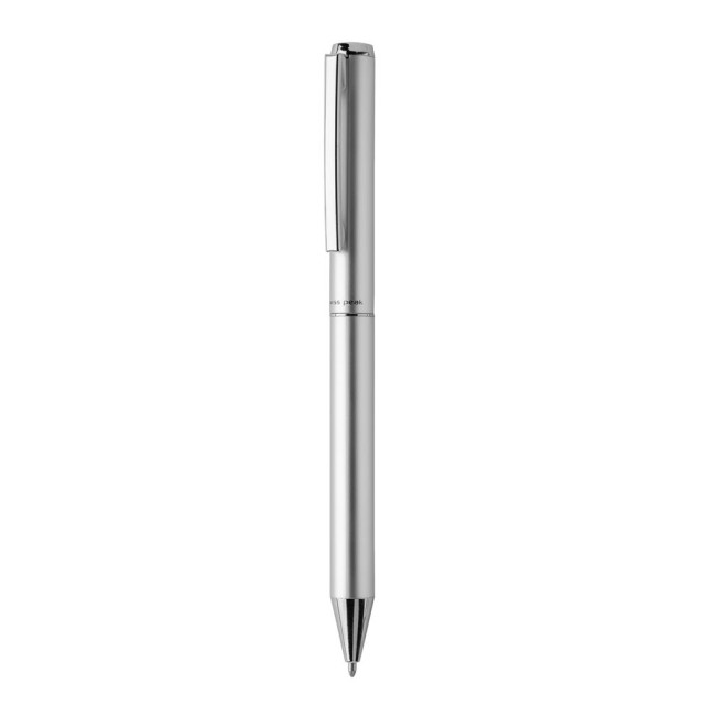 Branded Swiss Peak Cedar RCS Certified Recycled Aluminium Pen - Image 1