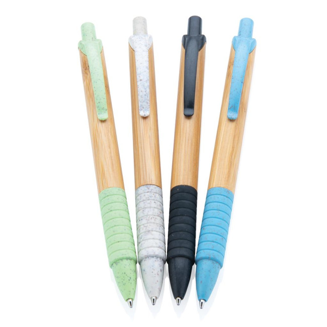 Branded Bamboo & Wheat Straw Pen