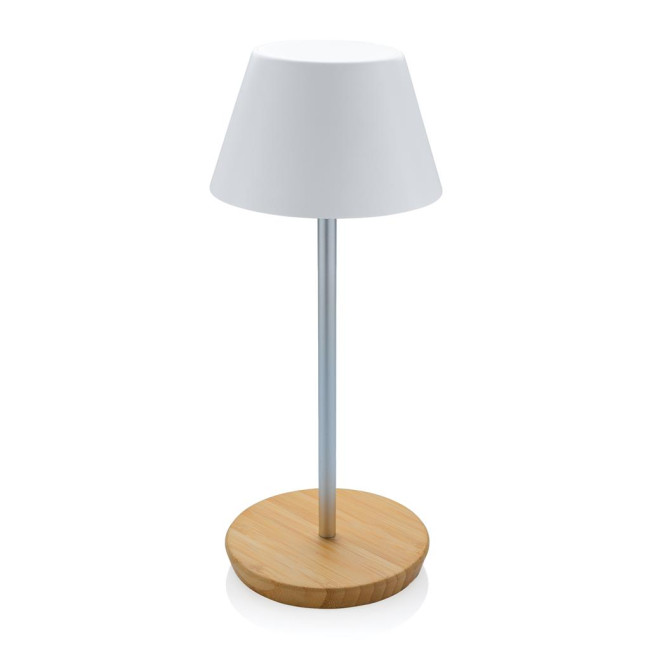 Custom Printed Pure Glow RCS USB-Rechargeable Recycled Plastic Table Lamp