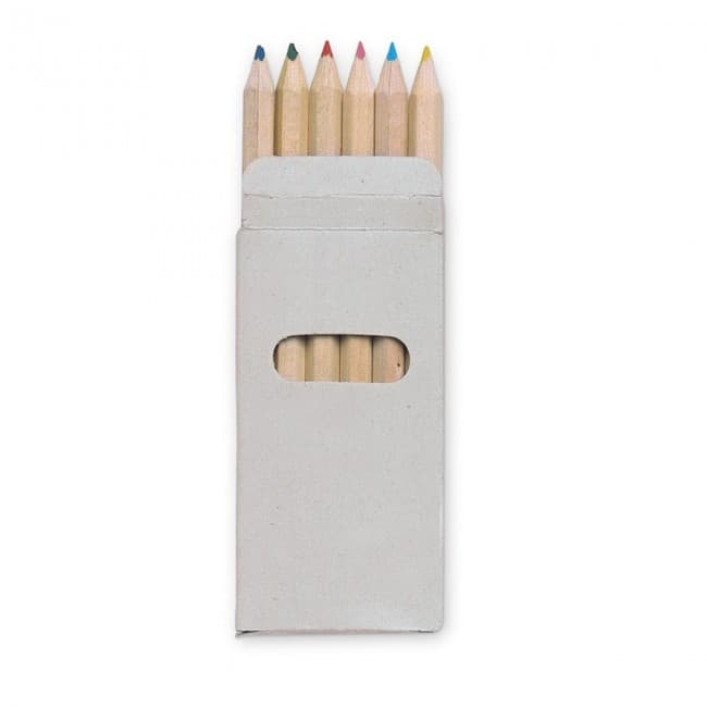 Custom Printed 6 Coloured Pencils In Box - Image 8