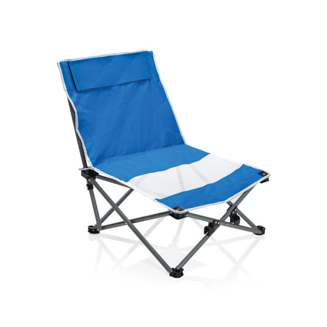 Custom Printed Foldable Beach Chair In Pouch