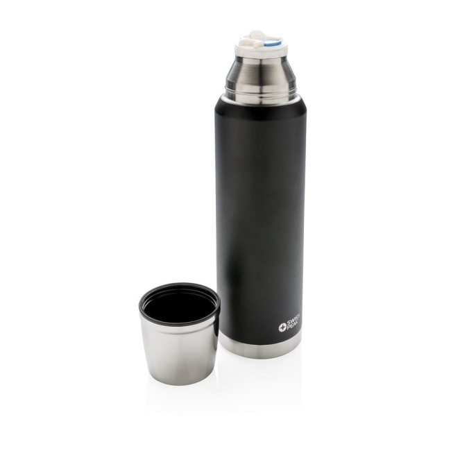 Branded Swiss Peak Elite Copper Vacuum Flask 1L