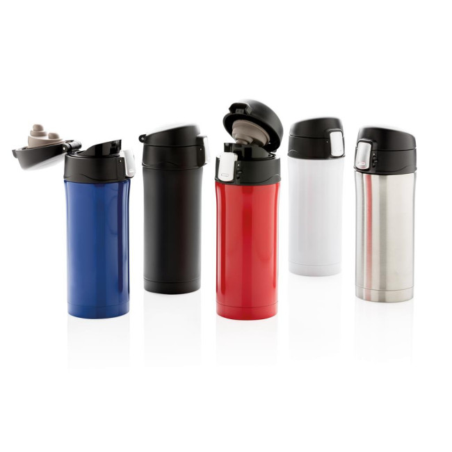 Custom Printed RCS Recycled Stainless Steel Easy Lock Vacuum Mug 300ml - Image 2